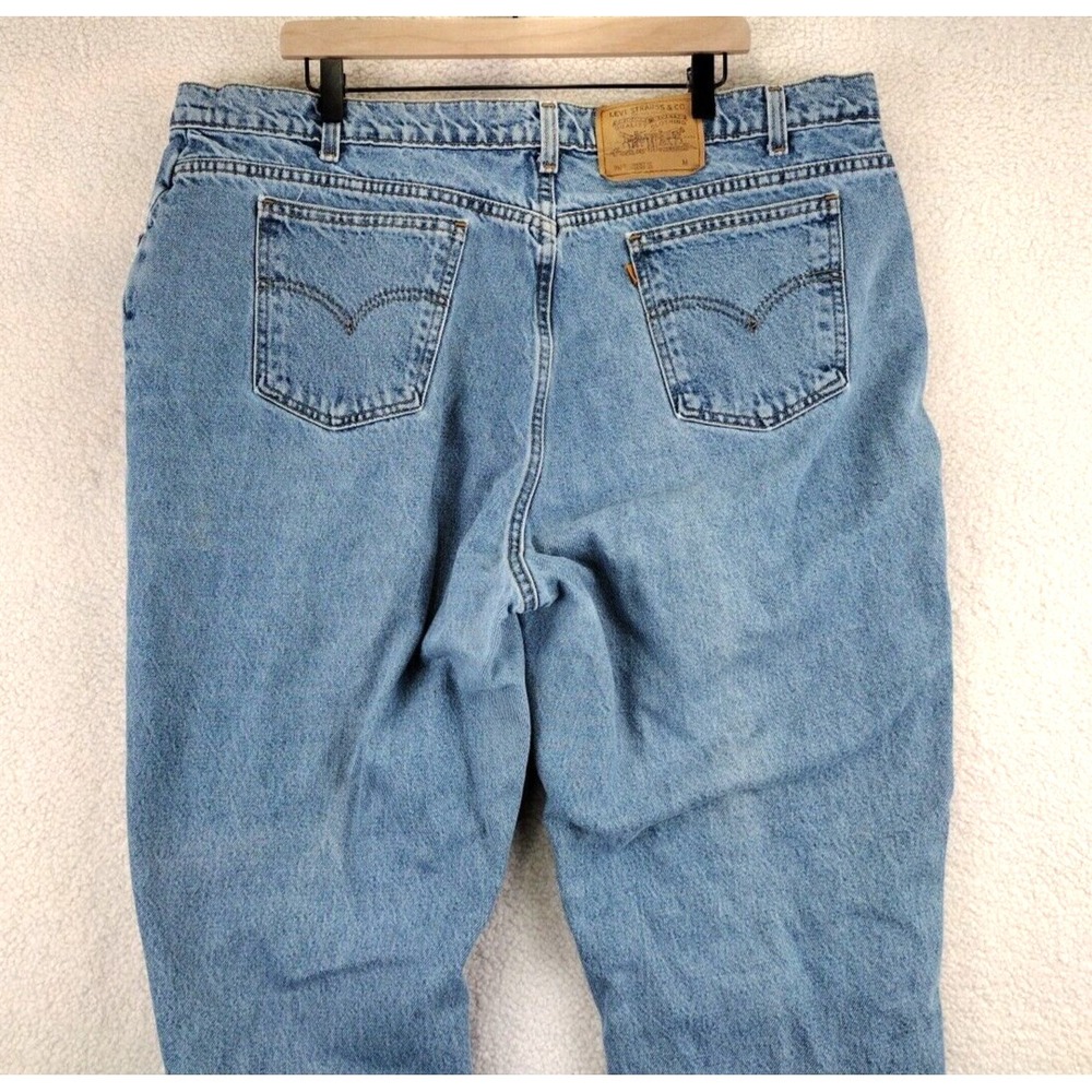 Vintage Levis 9922 MOM Jeans Womens 24 Blue Relax Tapered Fit ORANGE TAB‎ 42x30 - Picture 14 of 16